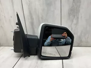 OEM 2015-2018 FORD F150 RH POWER FOLDING DOOR MIRROR W/BLIND SPOT W/O CAMERA - Picture 1 of 13