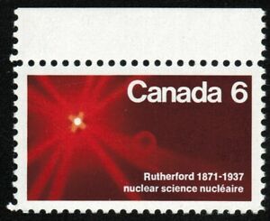 Canada sc#534 Ernest Rutherford - Atom Splitting, Mint-NH