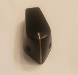 Vintage Rogan Bros. Black Bakelite Bar Pointer Knob - Picture 1 of 3