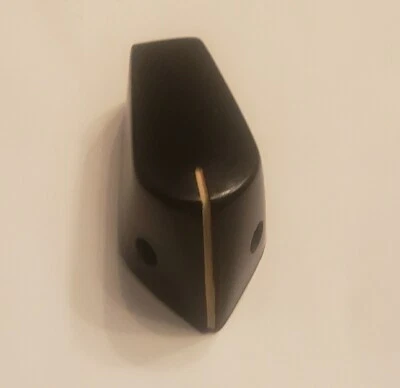 Vintage Rogan Bros. Black Bakelite Bar Pointer Knob - Image 1 of 3