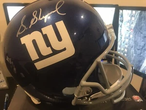 NY Giants STERLING SHEPARD Signed Full Size Replica Helmet AUTO Stenier Sport - Picture 1 of 3