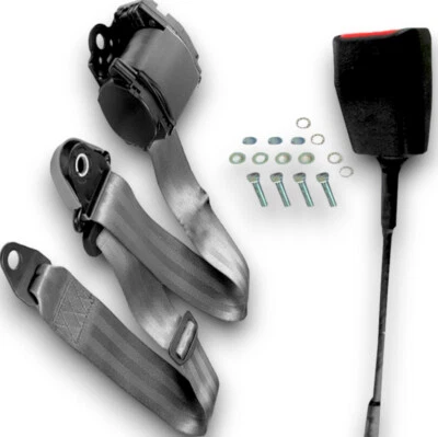 Cinturón de seguridad cinturón tres puntos 30 cm gris para Lada Oldtimer Youngtimer Foto 1 de 4