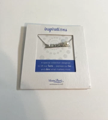 NOVO APOSENTADO Colar de Pérolas Blessed com Pérola Branca de 7MM - Imagem 1 de 3