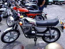 Guidão cromado Zündapp GTS50 e KS50 - peça da motocicleta 50cc