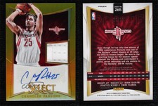 2012-13 Panini Select Gold Prizm /10 Chandler Parsons #265 Rookie Auto RC