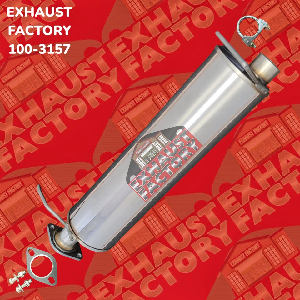 2010-2017 GMC SAVANA 2500 6.0L MUFFLER  ASSEMBLY STAINLESS STEEL 135" WB - Image 1 of 1