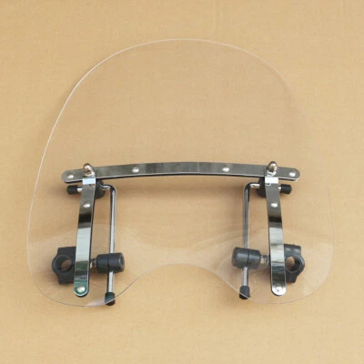 19"x17" Clear Windshield Windscreen For Kawasaki Vulcan VN800 900 1500 1600 1700 - Image 1 of 4