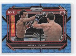 2023 Panini Prizm UFC Jordan Leavitt #84 Blue Wave Prizms - Picture 1 of 2