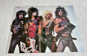 MÖTLEY CRÜE 1984 - Swedish Poster Music Magazine Okej 1980s Vintage Rare - Picture 1 of 11