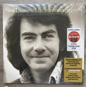 NEW SEALED Neil Diamond - All-Time Greatest Hits, 2LP Clear - Limited Edition - Picture 1 of 2
