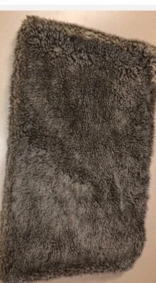 1 Restoration Hardware Faux Fur Lumber Pillow Cover 13” X22” - Image 1 of 4