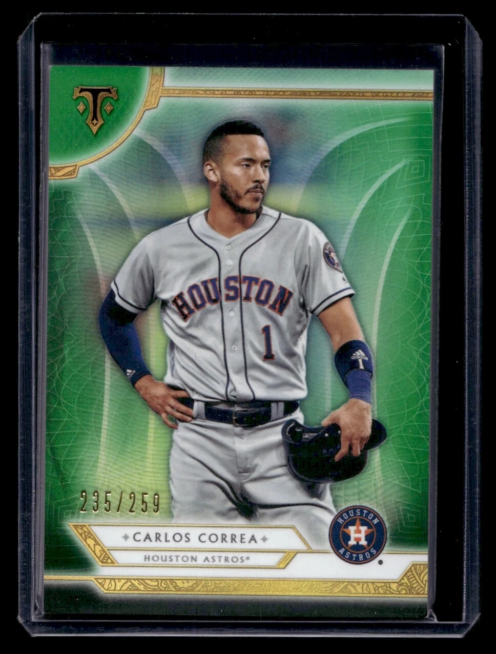 2018 Topps Triple Threads Carlos Correa Emerald 235/259