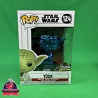Star Wars - Yoda 124 Blue Chrome Celebrations Funko Pop Figure Brand New