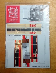 Alphagraphix OO Tramcar Kit TC15: Sunderland double deck tram - Picture 1 of 1