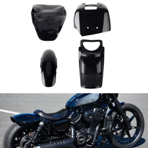 Front&Rear Fender Muguard Chin Fairing Seat Plate For Harley Nightster 975 22-up - Picture 1 of 7