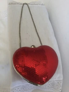 Our Generation Girls Sholder Purse Bag Color Red Heart Design  - Picture 1 of 22