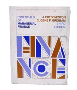 Essentials of Managerial Finance 3rd Edition by Fred J. Weston - Bild 1 von 6