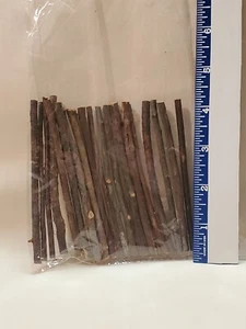 Natural Wood Sticks, 4", 0.12-0.2, Fairy Garden, Crafts, Set Of 20 - Picture 1 of 3