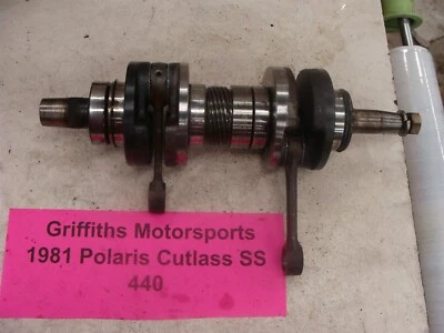 Polaris Cutlass SS 440 1981 1982 cigüeñal cigüeñal OEM varillas rodamientos Foto 1 de 4