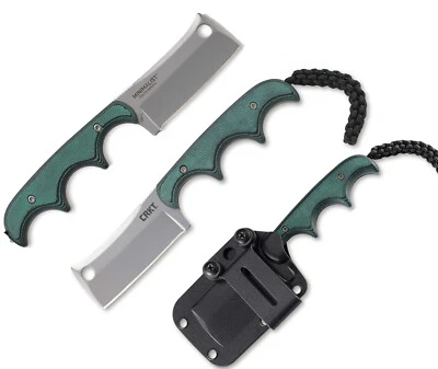 CRKT Minimalist Cleaver - Neck Knife  Messer - Halsmesser  Fingermesser 02CR2383 - Bild 1 von 4
