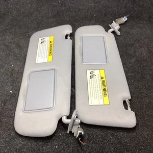Pare soleil droit gauche gris avec éclairage OEM pour Hyundai Sonata 2006-2008 - Photo 1/2