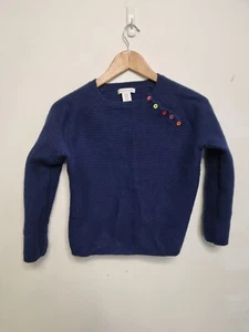 tabitha webb sweater size xl extra large blue ribbed long sleeve wool button up - Picture 1 of 12