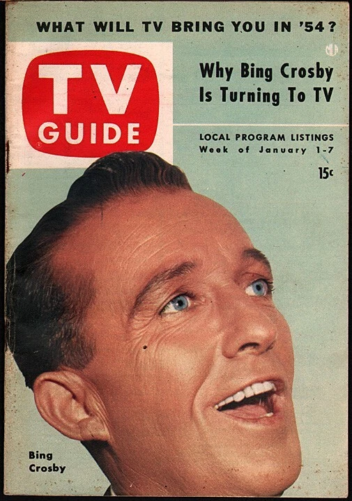 TV GUIDE January 1-7, 1954 - Bing Crosby cover; NMint cond - Image 1 of 1
