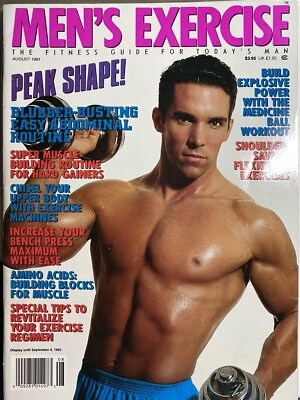 Men’s Exercise magazine - August 1993 - Gay Interest - Image 1 of 2
