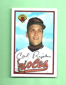 1989 Bowman Card # 9 CAL RIPKEN JR BALTIMORE ORIOLES