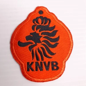 Royal Netherlands Football Association Patch 1996-2014 Woven Cloth Badge Sew-On - Picture 1 of 3
