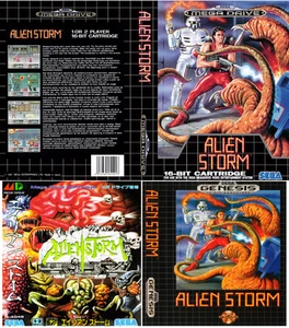 - Alien Storm Mega Drive Ersatzbox Kunstetui nur Einsatz - Bild 1 von 4