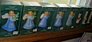 Vintage Lot 8 Goebel Annual Ornament Ornaments 1979 1981 NOS - Picture 1 of 3