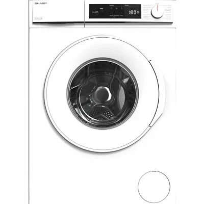 Lavatrice 7 Kg D 50 cm 1200 giri Partenza Ritardata Bianco ES-NFA7121WD SHARP - Immagine 1 di 4
