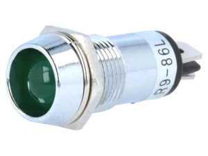 ILL16-24G Blinker: LED; eingelassen; grün; 24VDC 'UK COMPANY SINCE 1983 NIKKO' - Bild 1 von 1