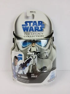 2008 Star Wars The Legacy Collection Han Solo Figure BAF Droid Factory 31 NEW - Picture 1 of 9
