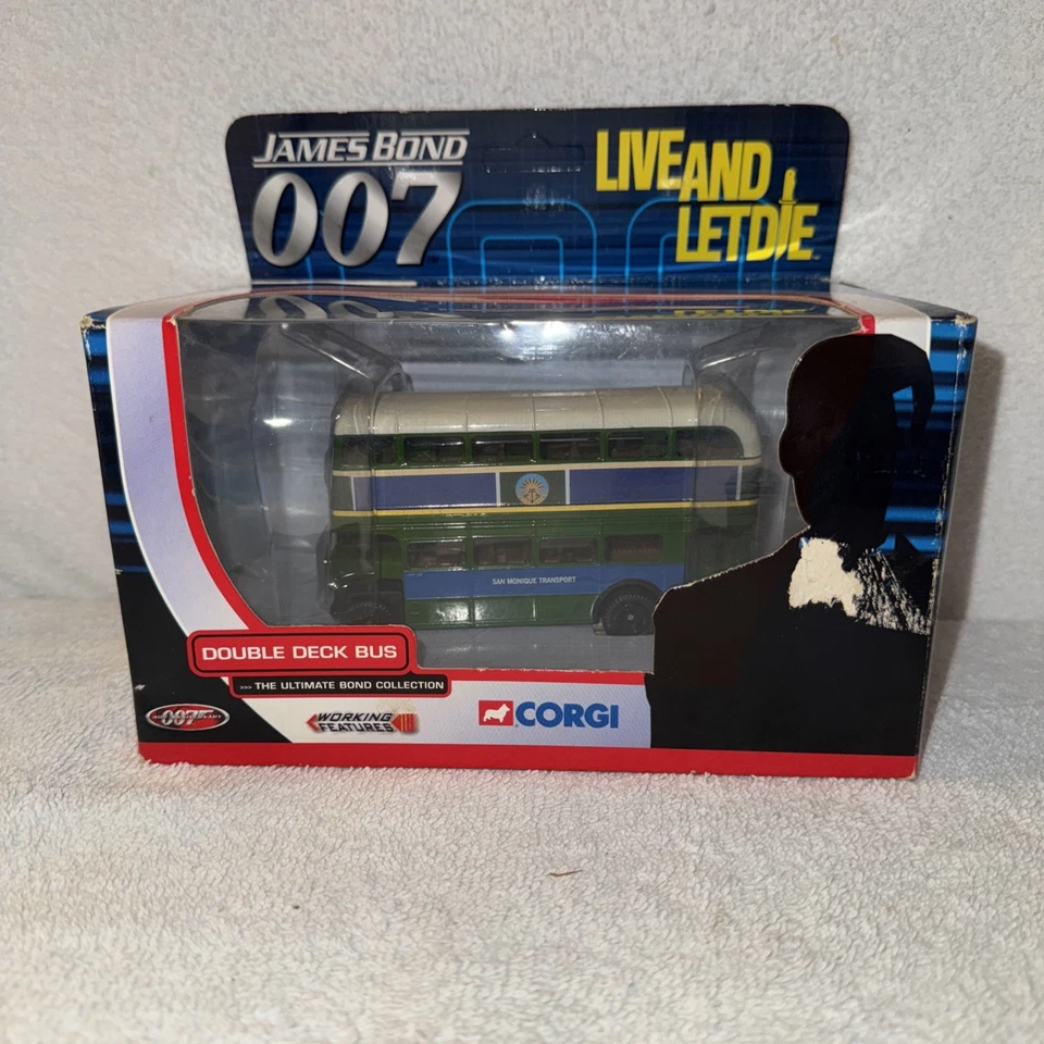 2002 Corgi James Bond 007 40th Anniv. Ultimate Double Deck Bus Diecast - Image 1 of 4