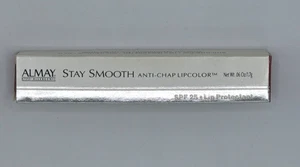 (2pack) Almay Stay Smooth Anti-Chap Lip Color - CLEAR 05 - Picture 1 of 2