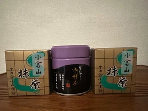 Juego de 3 latas Matcha Yamamasa Koyamaen x KANABYASHI SHUNSHO grado ceremonial UJI - Imagen 1 de 7