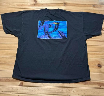 Camiseta deportiva de hockey rival vintage de los 90 manga corta cuello redondo EE. UU. - talla XXL Foto 1 de 4