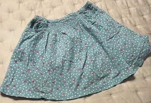 Mini Boden Girls 7-8 Polkadot Skirt - Cotton - Blue/pink - Picture 1 of 5