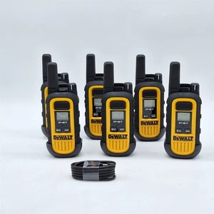 DEWALT Walkie Talkies Long Range FRS 2 Way Radio – 1 Watt DXFRS300 6 Pack *READ* - Picture 1 of 3