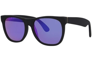 RetroSuperFuture Classic 166/R SP9 Sunglasses Black/Blue/Purple Mirror 55mm - Picture 1 of 5