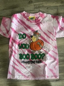 Vintage 90s Cartoon Network Boo Boo Yogi Bear TV Television Show T Shirt Grunge - Picture 1 of 3