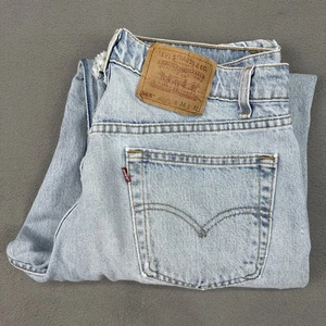 Levis 565 Loose Fit Straight Leg Jeans 34x32 (34x34 Fit) Distressed USA Made 90s - Picture 1 of 22