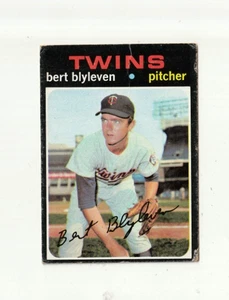 1971 Topps Baseball Bert Blyleven #26 Rookie Card HOF - Picture 1 of 2