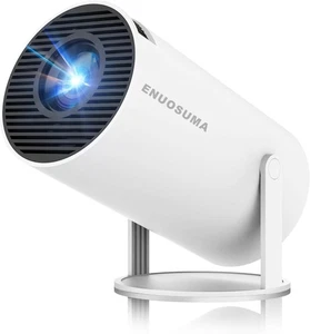 ENUOSUMA Mini 4K Portable Projector (1080P) 5G Wifi Bluetooth (BRAND NEW) - Picture 1 of 8