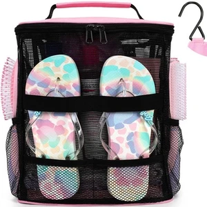 Mesh Shower Caddy Portable,for College Dorm Room Toiletry Bathroom Essentials... - Picture 1 of 9