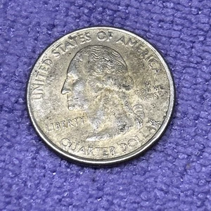 2000-P South Carolina State Missing BOTH Clad Layers & Lettering Errors Obverse  - Picture 1 of 14