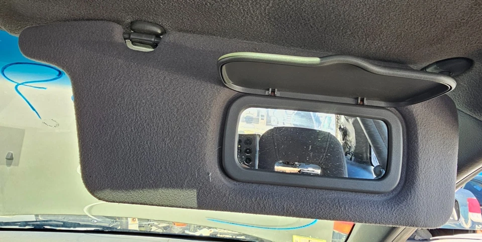 2001-2004 Honda Civic Sun Visor Dark Gray Passenger Side OEM Vanity Mirror - Imagem 1 de 4