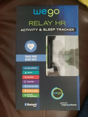 Sport Fitness ~ SB9461BK WeGo Relay HR, rastreador de atividade e sono preto frete grátis - Imagem 1 de 4